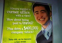 Creative Bus Captain Advertisement Talk Cock Sing Song