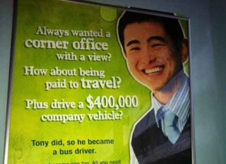 Creative Bus Captain Advertisement Talk Cock Sing Song