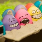 Creative Easter Eggs Designs Talk Cock Sing Song