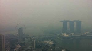 Haze hits unhealthy level in Singapore Talk Cock Sing Song