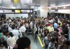 China Peak Hour Train Talk Cock Sing Song