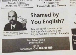 Failed Newspaper Advertisement Talk Cock Sing Song