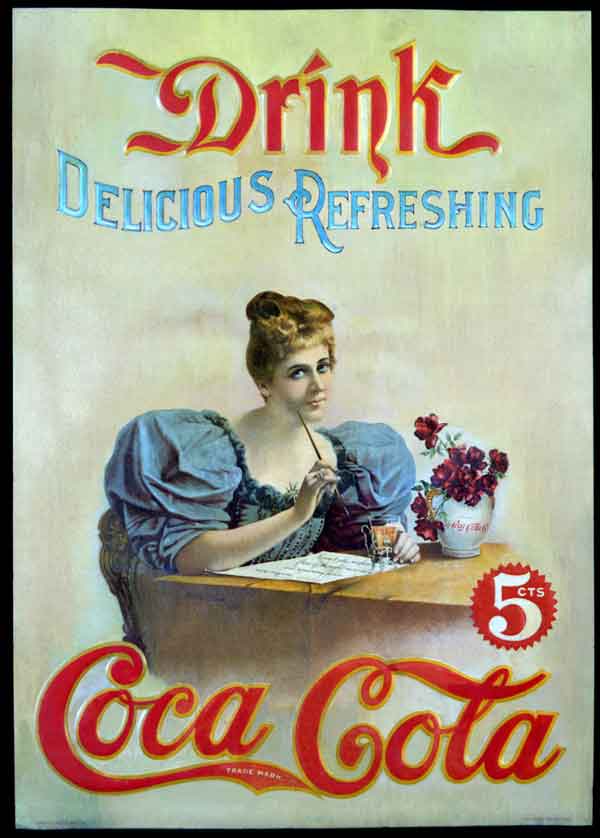Olden Days Coca Cola Posters Talk Cock Sing Song