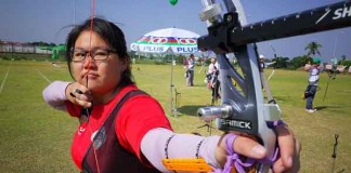 First Archery Gold for Singapore Talk Cock Sing Song