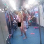 Singapore Strips Naked Man on MRT Train Arrested Talk Cock Sing Song