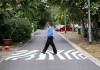 Unusual Zebra Crossing at Meyer Road Talk Cock Sing Song