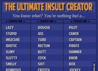 The Ultimate Insult Creator Talk Cock Sing Song