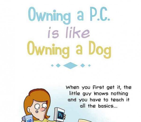 Owning a PC is like Owning a Dog Talk Cock Sing Song