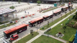 Heavily Jam at New Bedok Bus Interchange Talk Cock Sing Song