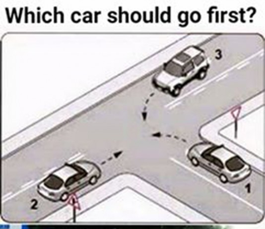 Which Car Should Go First Talk Cock Sing Song