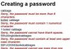 Creating a Password Talk Cock Sing Song