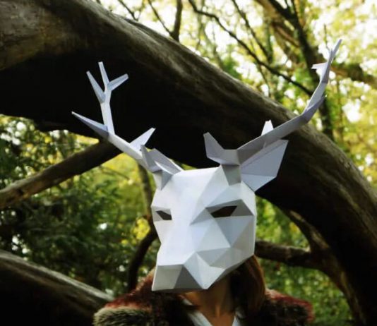 Cool Paper Masks by Wintercroft Talk Cock SIng Song