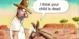 Kangaroo is Sad to See the Child Dead Talk Cock Sing Song