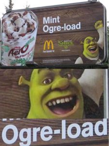 Orge Load Mint McFlurry Talk Cock Sing Song