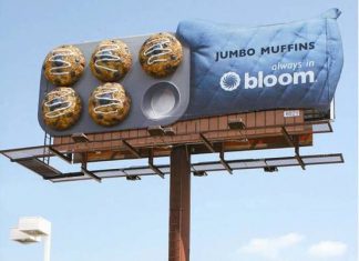 Bloom Grocery Store Creative Billboard Ad Talk Cock Sing Song