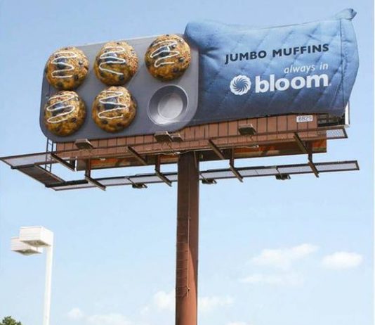 Bloom Grocery Store Creative Billboard Ad Talk Cock Sing Song