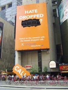 Mobile Network Company Cingular Creative Dropped Call Ad