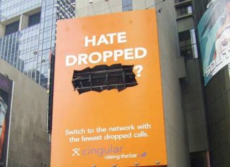 Mobile Network Company Cingular Creative Dropped Call Ad