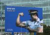 South Korea Join the Police Force Billboard Ad Talk Cock Sing Song