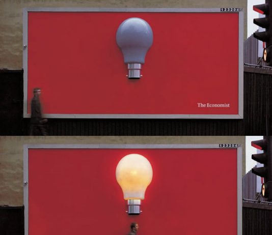 The Economist Creative Billboard Ads Talk Cock Sing Song