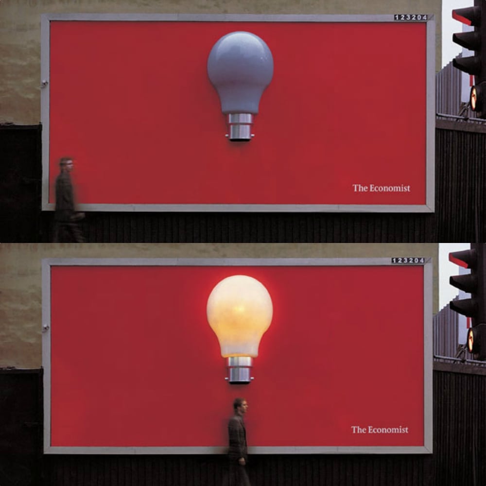 The Economist Creative Billboard Ads Talk Cock Sing Song