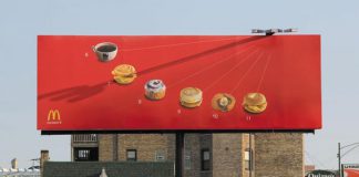 McDonald’s Sundial Clock Creative Billboard Ad Talk Cock Sing Song