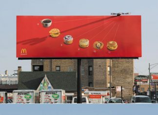 McDonald’s Sundial Clock Creative Billboard Ad Talk Cock Sing Song