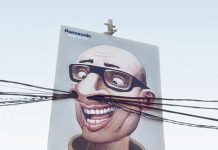 Panasonic Nose Hair Trimmer Creative Billboard Ad Talk Cock Sing Song