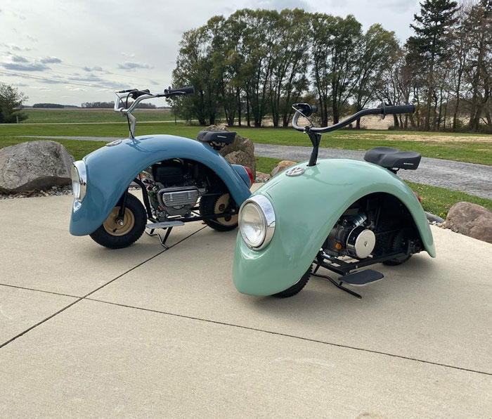 Volkswagen Beetle Motorcycle Talk Cock Sing Song