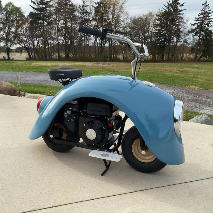 Volkswagen Beetle Motorcycle Talk Cock Sing Song