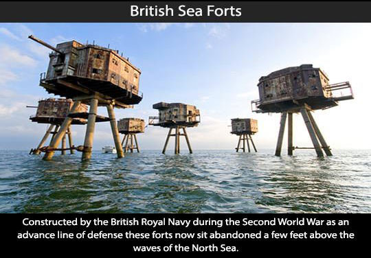 Creepy Places on Earth - British Sea Forts Talk Cock Sing Song 09