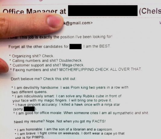 Another Level of Resume Talk Cock Sing Song